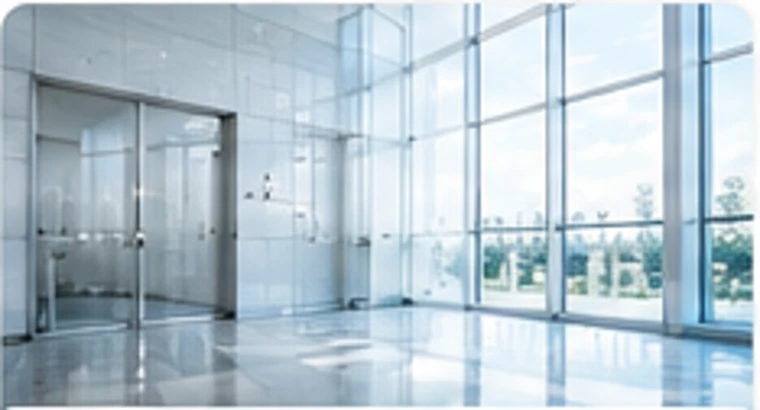 Clean glass interior