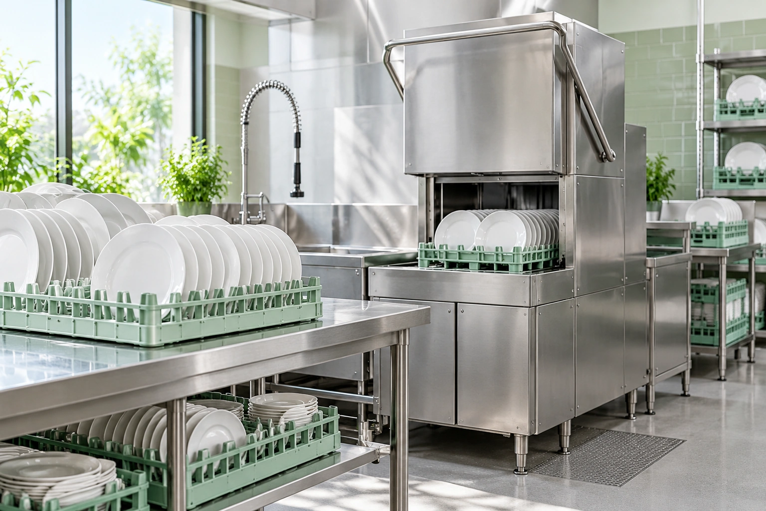 Professional laundry equipment