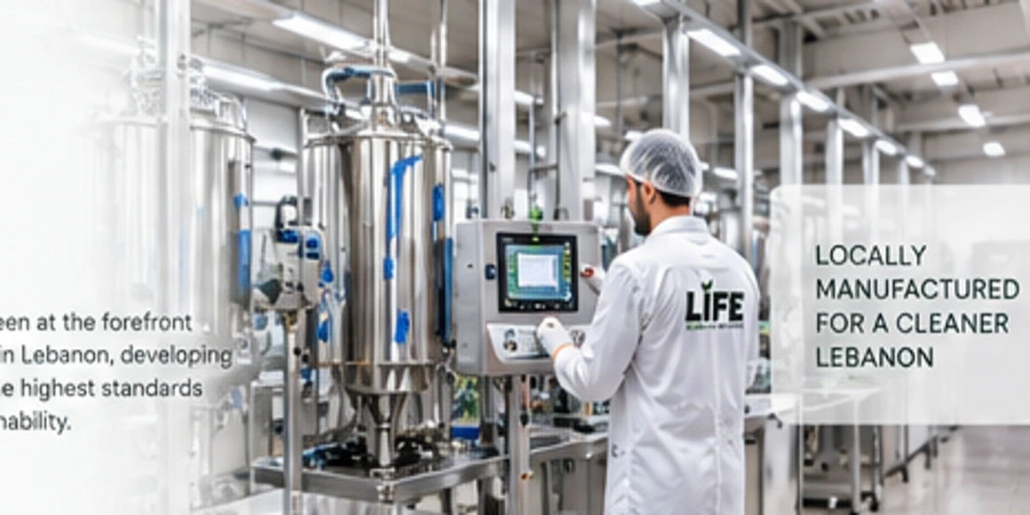 Industrial cleaning facility concept photograph
